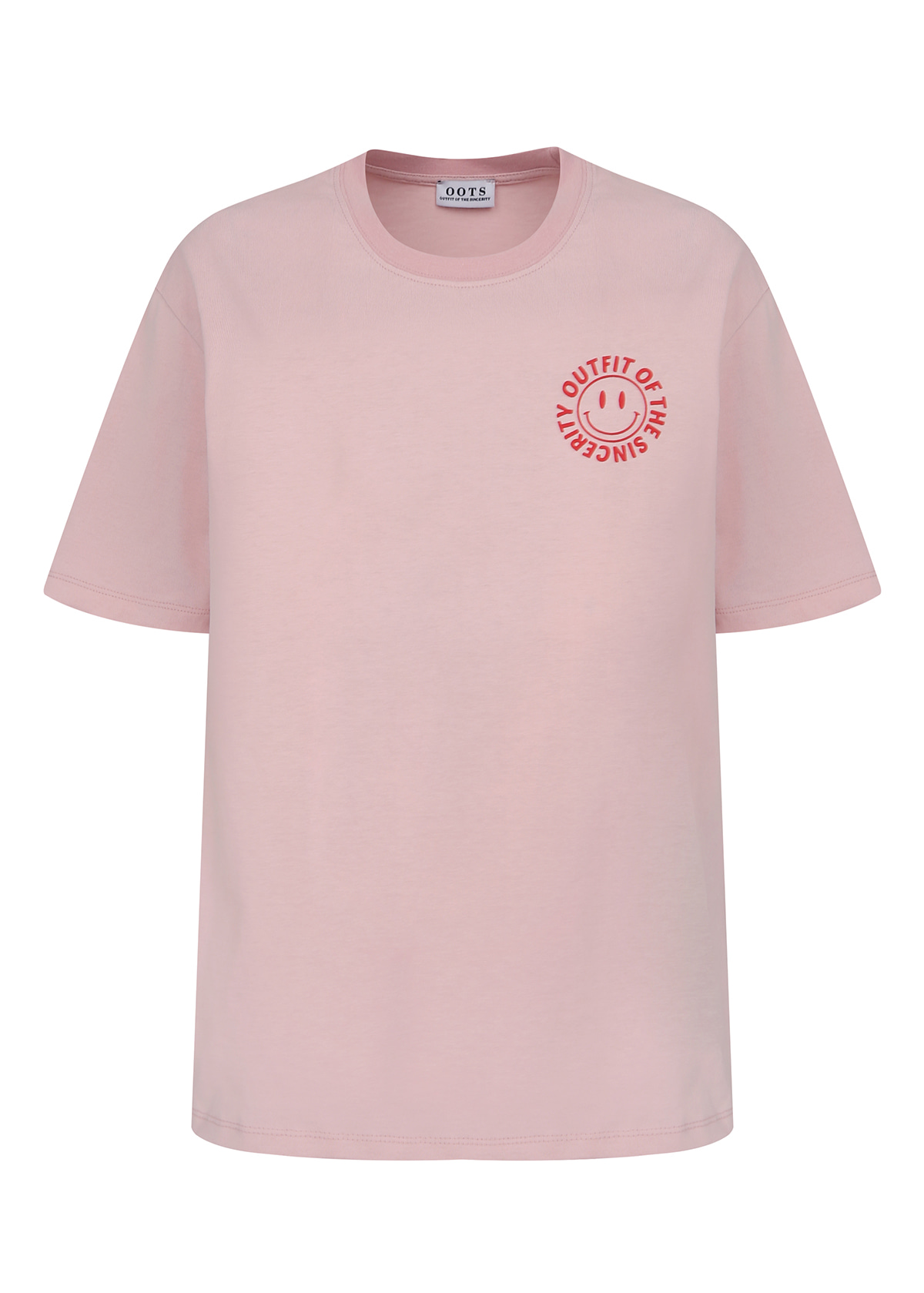 OOTS silket t-shirt pink